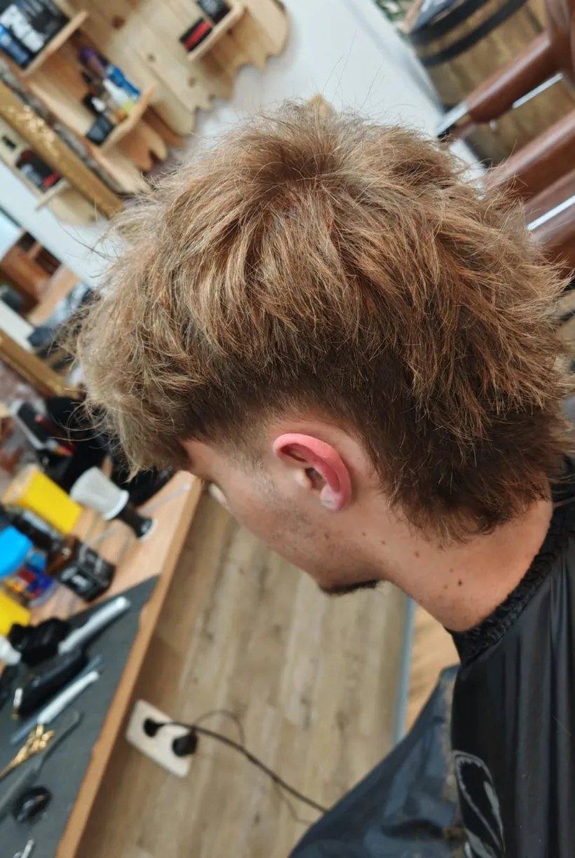 Mullet Schnitt für Herren, Barbershop Kimo Weiden